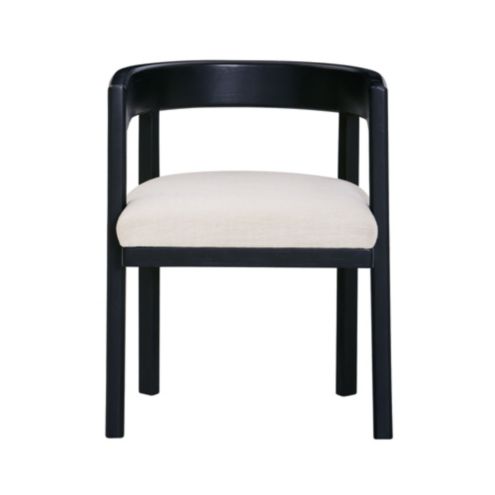 Hugo Dining Chair with Sandberg Parchment Seat