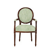Limited Edition Louis Oval Back  Armchair
