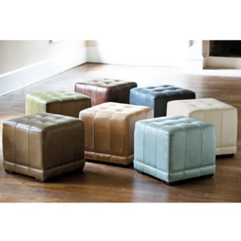 ottoman leather cube ballard designs ballarddesigns carousel move through