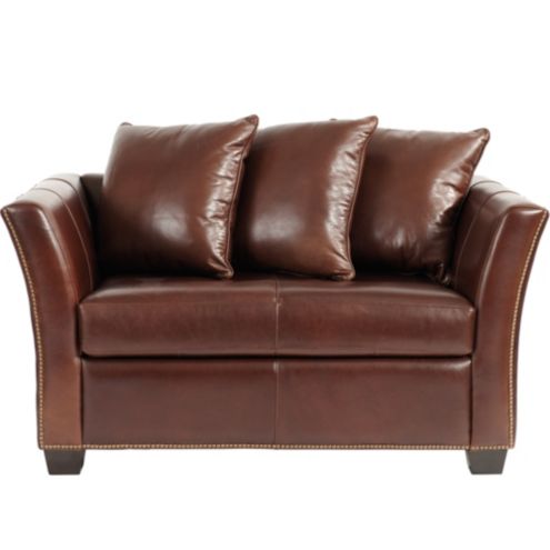 Tate Leather Twin Sleeper Chair Ballard Designs