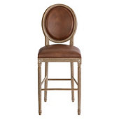 Clancey Leather Stool