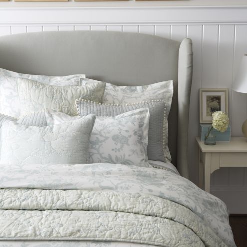 Wilshire Headboard with Pewter Nailheads | Ballard Designs