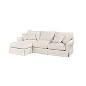 Baldwin Slipcovered 2-Piece Sectional Left Arm Chaise