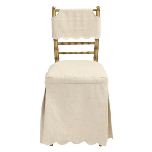 Bunny Williams Ballroom Folding Chair Long Slipcover