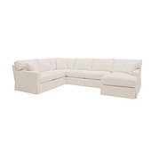 Graham 4-Piece Sectional Right Arm Chaise Left Arm Loveseat Frame