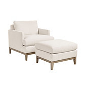 Hartwell Upholstered Chair & Ottoman