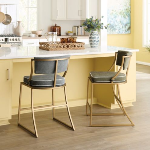 Allister Counter Stool with Crypton Performance Upholstery