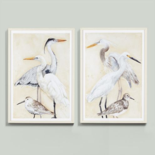 Watercolor Water Birds Art | Ballard Designs