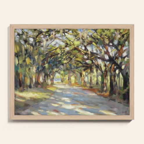 Southern Oaks Framed Canvas