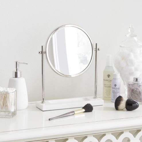 Marble Tabletop Vanity Mirror