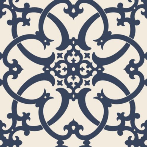 Modern Damask Wallpaper Ballard Designs   WL124 Main