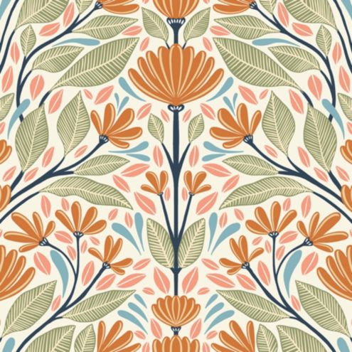 Seaside Botanicals Wallpaper