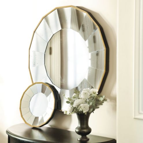 Bellesol Mirror - Antique Gold Small | Ballard Designs