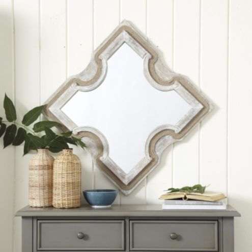 Zara Rope And Wood Mirror | Ballard Designs