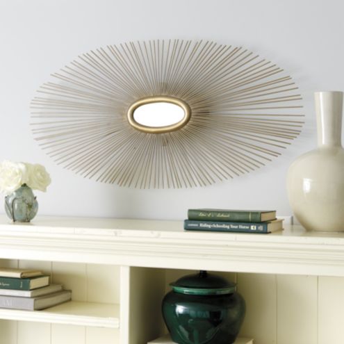 Oval Sunburst Mirror | Ballard Designs