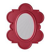 Billow Mirror - Garnet Red