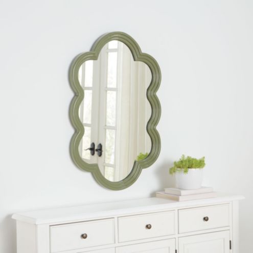 Sabrina Scalloped Mirror