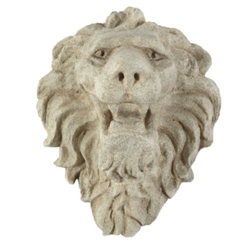 Lion Head Garden Wall Plaque | Ballard Designs
