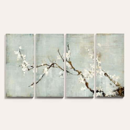 Spa Sakura Blossoms Art - Set of 4