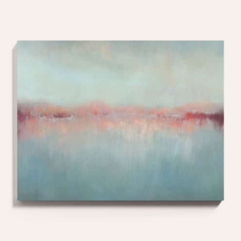 Morning Blush Stretched Canvas Art
