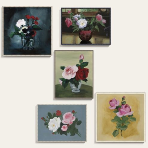 Anette Painted Florals Art