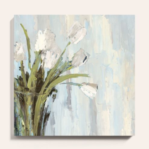 Tulips on Ivory Art