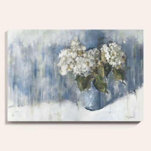 Hydrangea Study Art - Cornflower