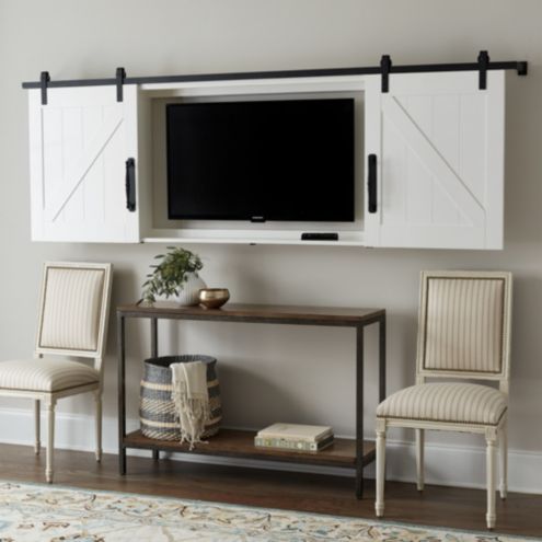 Barn Door Tv Wall Cabinet Ballard Designs