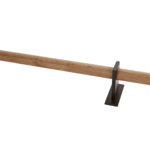 Steel & Oak Drapery Rod